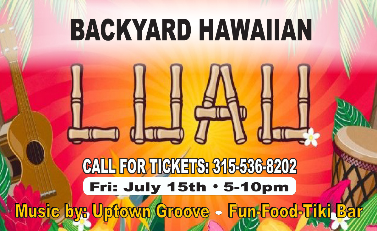 Backyard Hawaiian Luau at Seasons on Keuka Lake Hampton Inn